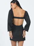 product Princess Polly Sweetheart Neckline  Teyana Mini Dress Black