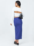 product Erika Midi Skirt Blue Princess Polly  Midi Skirts 