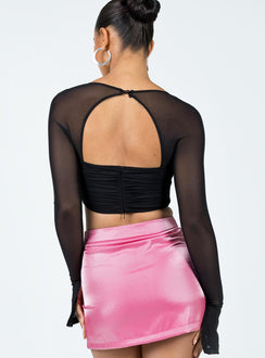 product Princess Polly Sleeveless High Neck  Laurie Long Sleeve Top Black