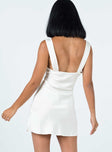 Princess Polly Sweetheart Neckline  Bel Air Mini Dress Ivory