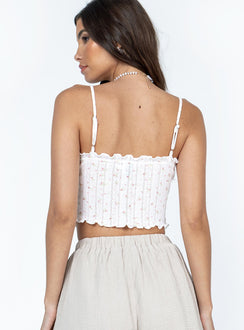 product Princess Polly Sleeveless High Neck  Sorana Top White