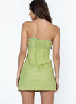 product Princess Polly Asymmetric Neckline  Emilee Mini Dress Green