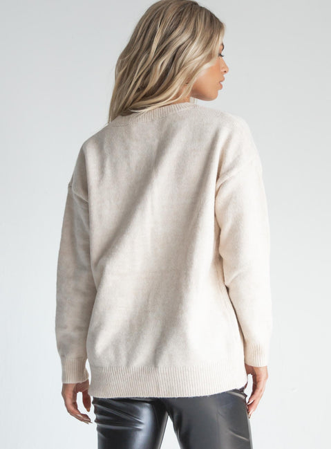 Kelsea Oversized Sweater Cream