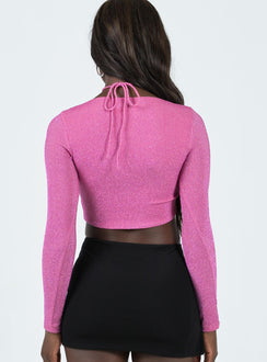 product Princess Polly Sleeveless Square Neck  Amadi Long Sleeve Top Pink