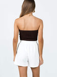 Shorts Knit material Elasticated waistband Twin hip pockets