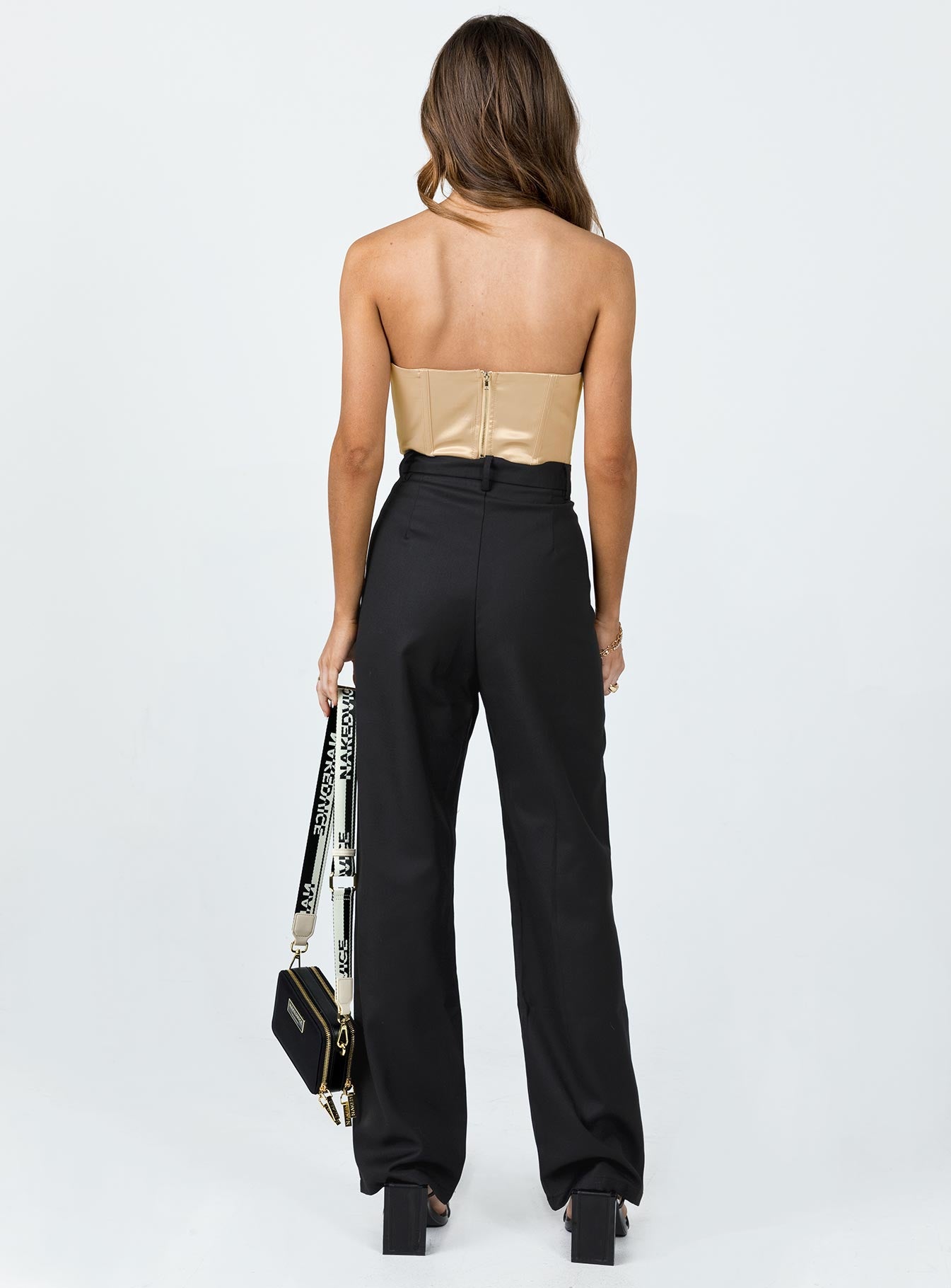 product Princess Polly High Waisted Pants  Tahnie Pants Black