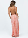 Princess Polly Cowl Neck  Amiya Maxi Dress Pink