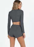 Patton Long Sleeve Set Charcoal