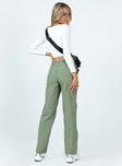 Princess Polly   Darlington Parachute Pants Khaki