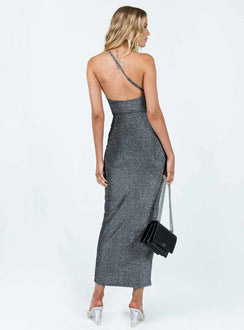 product Princess Polly High Neck  Vee Midi Dress Grey