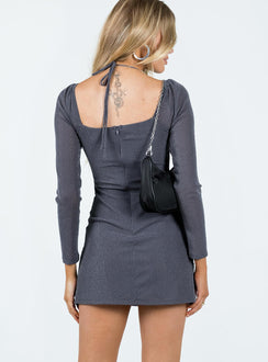 product Princess Polly Square Neck  Stassie Mini Dress Grey