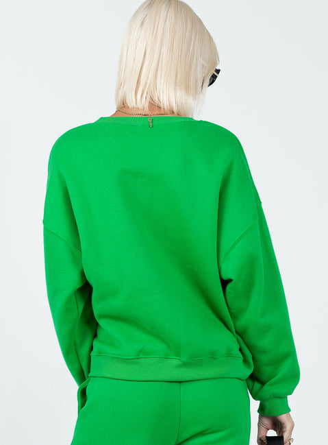 Athens Sweater Green Princess Polly  regular 