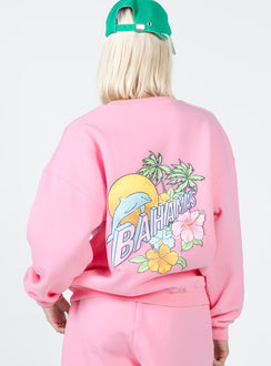 Bahamas Sweatshirt Pink Princess Polly  long 
