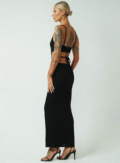 product Princess Polly Square Neck  Jagger & Stone Kendal Maxi Dress Black