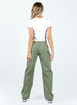 product Princess Polly High Waisted  Bassett Cargo Jeans Khaki