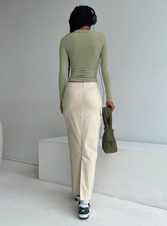 product My Girl Maxi Skirt Beige Princess Polly  Maxi 