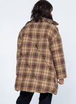 Nyomi Coat Brown