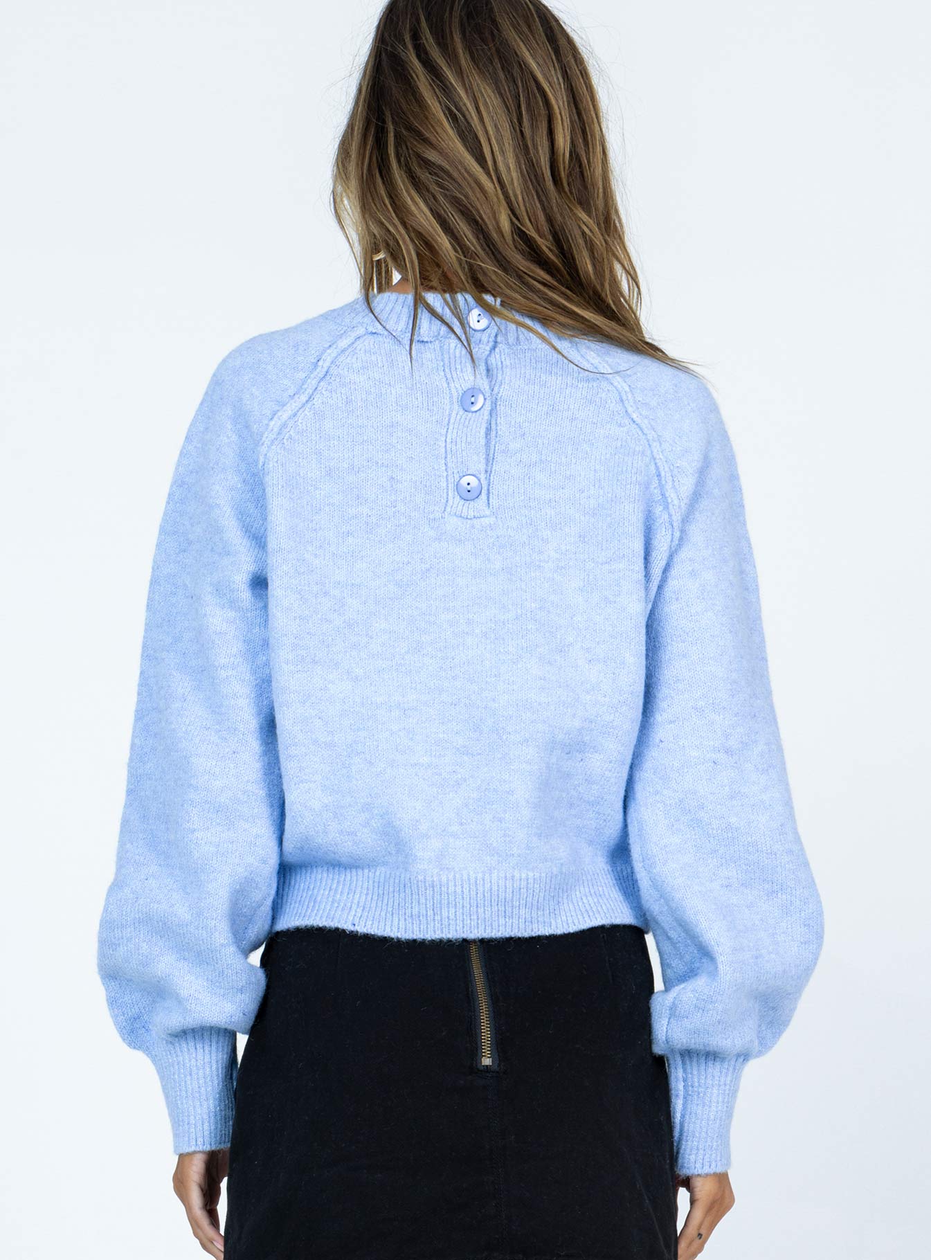 Helenna Sweater Blue Princess Polly  Cropped 