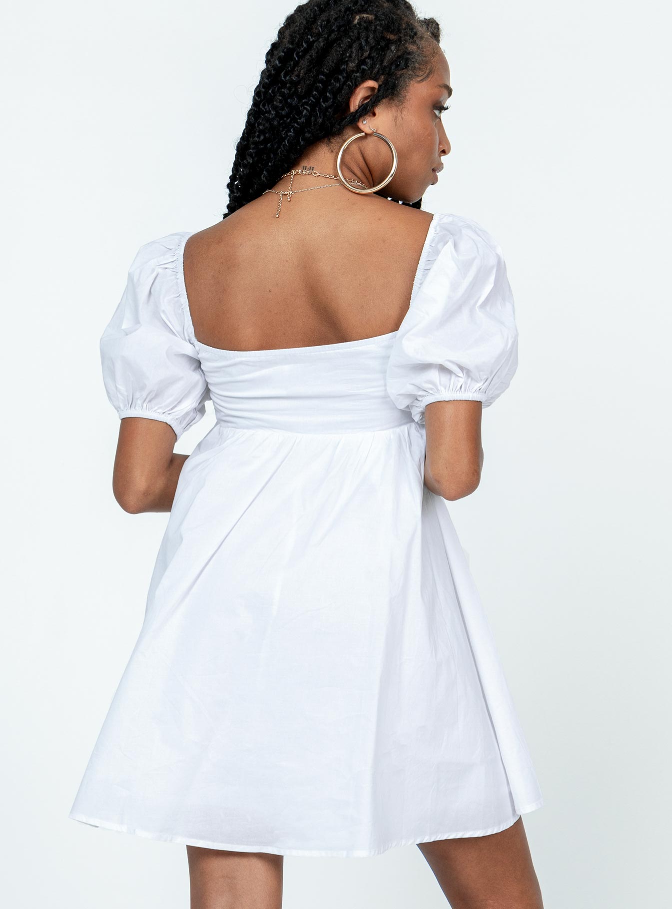 product Princess Polly Square Neck  Lillien Mini Dress White