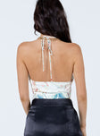 back view of model wearing Princess Polly Andrews Top Multi 