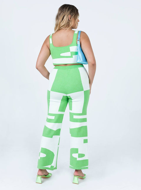 Kyla Set White / Green