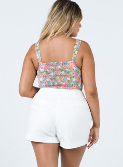 Shanon Shorts White