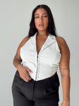 product Princess Polly Sleeveless Square Neck  Everest Vest Top White Curve