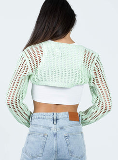 Rosanna Bolero Sage Princess Polly  Cropped 