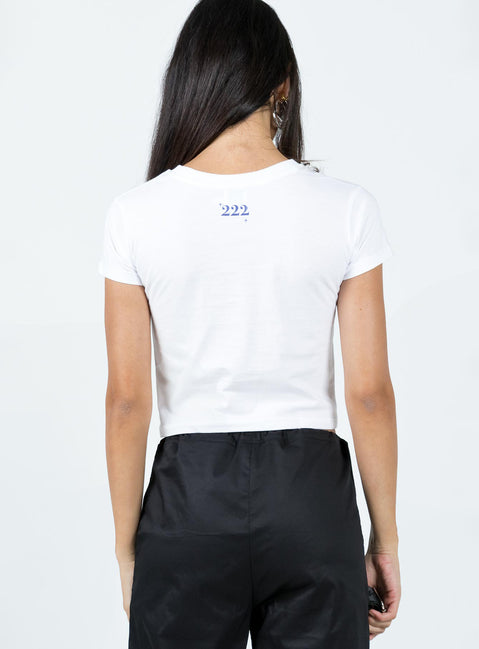 product Princess Polly Short Sleeves Crew Neck  Organic Angels 222 Tee Ivory