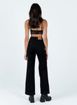 product Princess Polly High Waisted  Tari Wide Leg Jeans Black