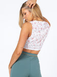 back view of model wearing Princess Polly Fran Top White 