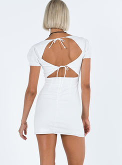 product Princess Polly V-Neck  Kacey Mini Dress White