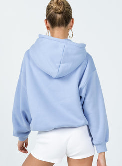 Oversized hoodie Drawstring hood  Drop shoulder 
