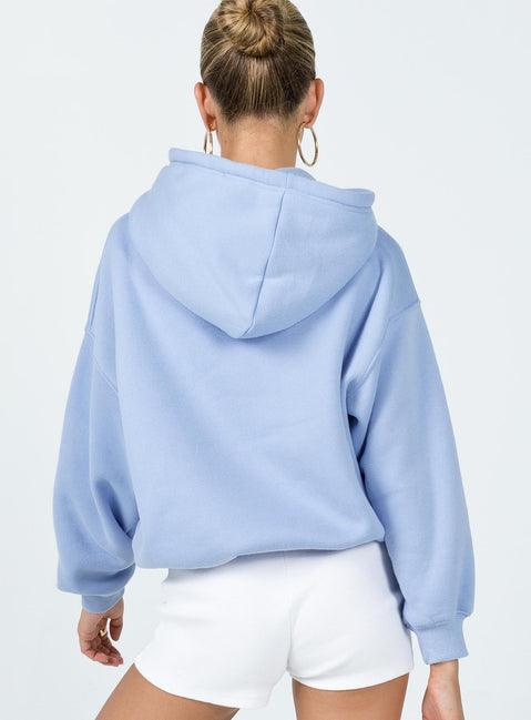 Oversized hoodie Drawstring hood  Drop shoulder 