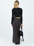 Sariah Maxi Skirt Black Princess Polly  Maxi 