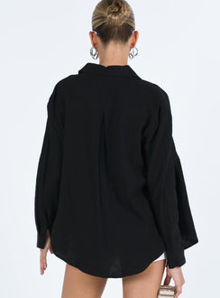 product Princess Polly Sleeveless High Neck  Mahalia Shirt Black