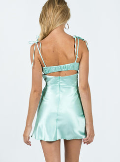 product Princess Polly Crew Neck  Tammy Mini Dress Green