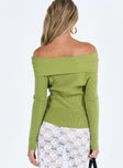 Kaiza Sweater Green Princess Polly  Cropped 