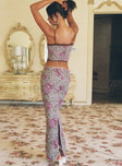 Front view of model wearing  front Colton Maxi Skirt Multi Princess Polly  Maxi 