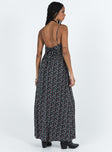 product Princess Polly Asymmetric Neckline  Koko Maxi Dress Black Floral