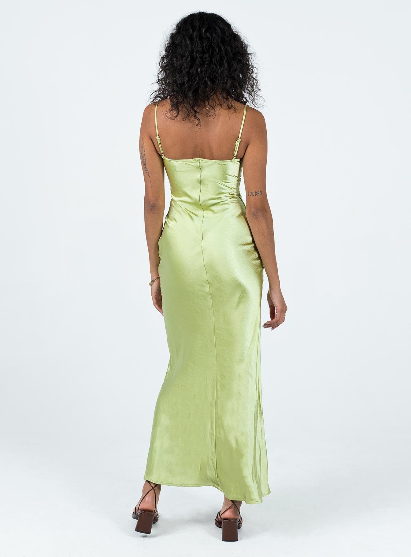 product Princess Polly Crew Neck  Kenzie Maxi Dress Green