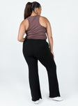 back view of model wearing Princess Polly The Rikki Pants Curve 