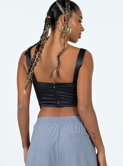 product Princess Polly Sleeveless High Neck  Cheney Top Black