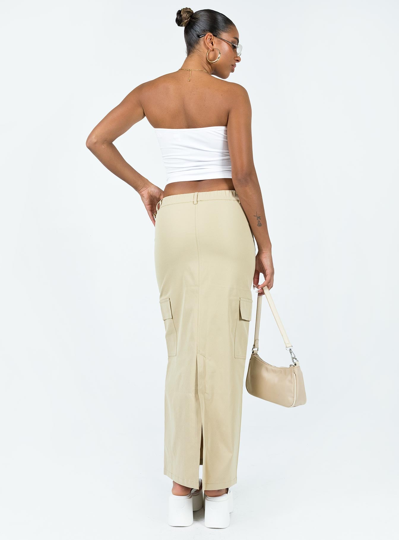 product Minka Maxi Skirt Beige Princess Polly  Maxi 