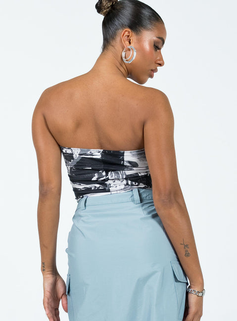 product Princess Polly Sleeveless Sleeveless Crew Neck Crew Neck  Motel Shae Top Photo Collage Grey