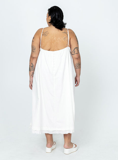 product Princess Polly Crew Neck  Empress Of Love Maxi Dress White Curve