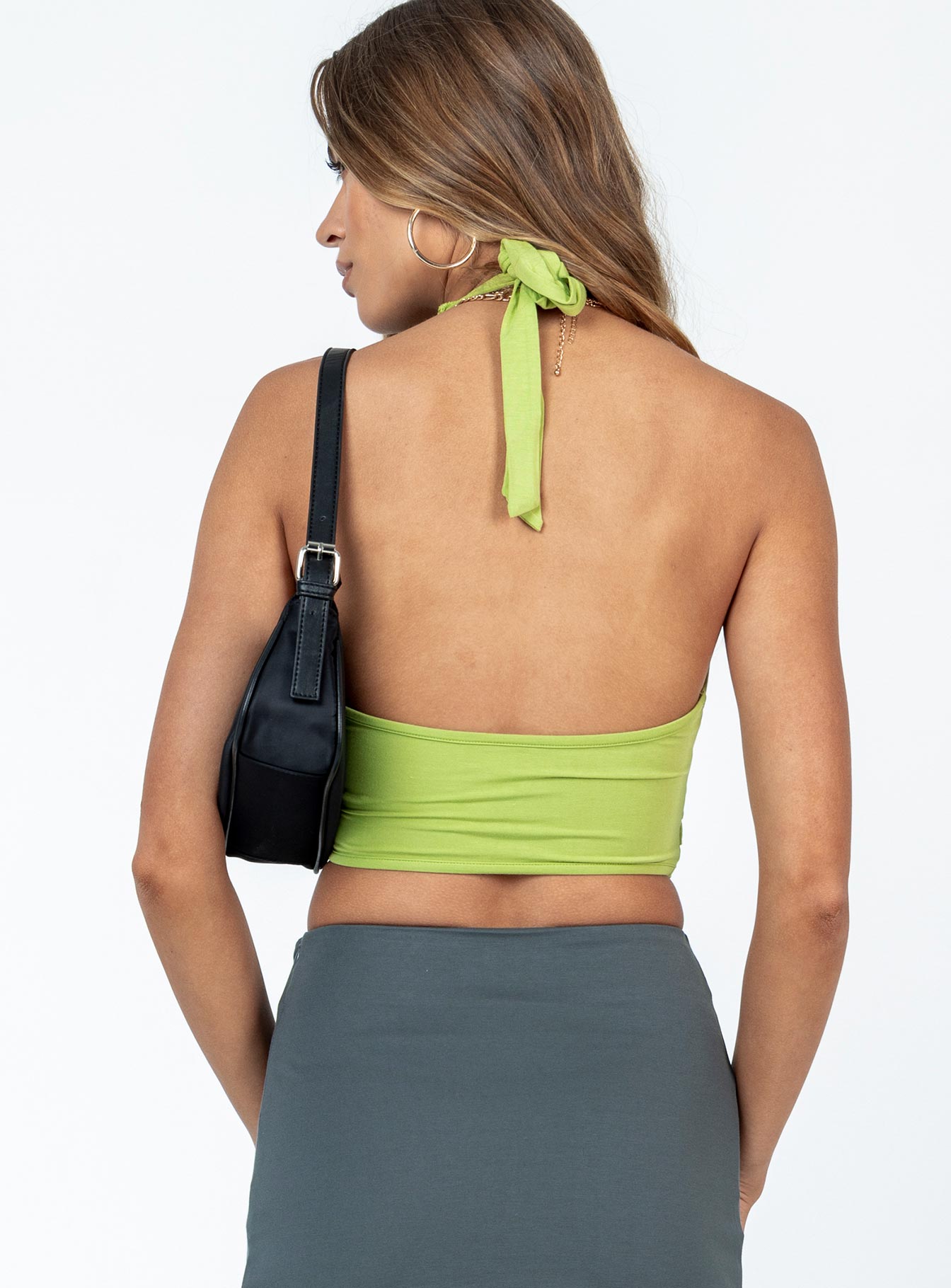 product Princess Polly Sleeveless Scoop Neck  Teegan Top Green