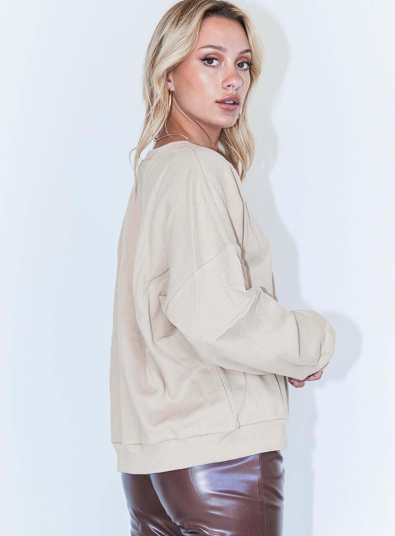 Fly Away Sweater Beige