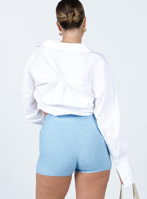 Tommy Knit Shorts Blue