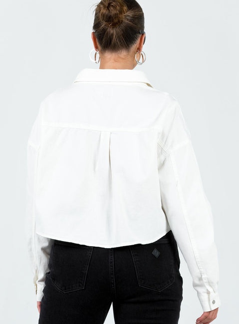 Jacket Classic collar Press button fastening  Chest pocket Single button cuff